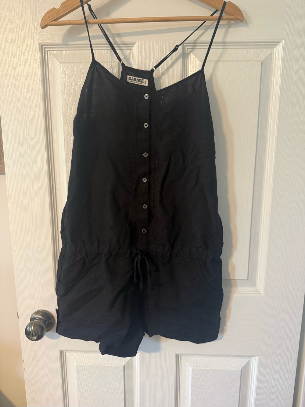 3/$20 Garage Black Strappy Jumper